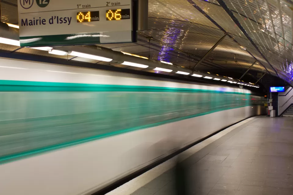 Paris Metro Train